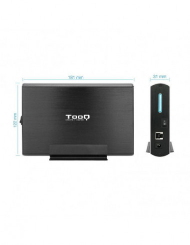 Gabinete Externo Tooq HDD 3.5", SATA,...