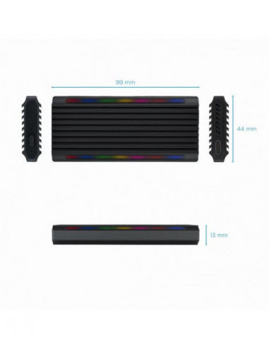 Caixa Externa SSD Tooq Shinobi,... Caixa Externa SSD Tooq Shinobi,...