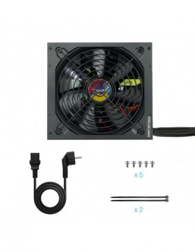 Fonte de Alimentação Tooq ATX 750W... Fonte de Alimentação Tooq ATX 750W...