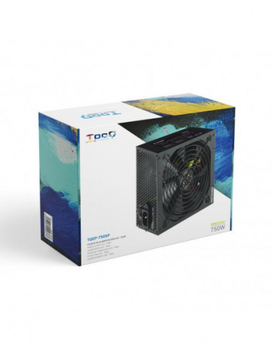 Fonte de Alimentação Tooq ATX 750W... Fonte de Alimentação Tooq ATX 750W...