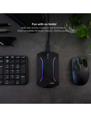 Caixa Tooq para Discos Rígidos 2,5",... Caixa Tooq para Discos Rígidos 2,5",...