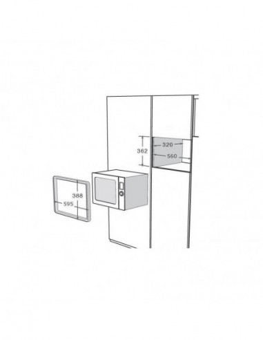 Meireles - Microondas Mmi 25 Bl