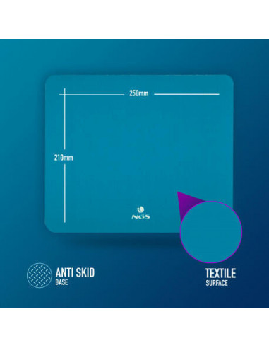 Ngs - Mousepad Anti-Skid Kilimblue Ngs - Mousepad Anti-Skid Kilimblue