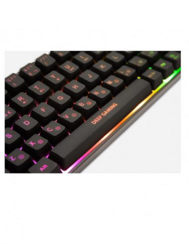 Teclado Coolbox TM065 Mini RGB, Espanhol Teclado Coolbox TM065 Mini RGB, Espanhol