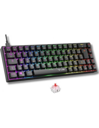 Teclado The G-lab Keyz Titanium... Teclado The G-lab Keyz Titanium...