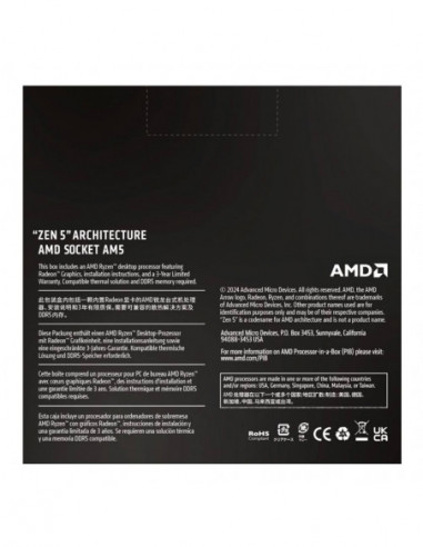 Processador AMD Ryzen 7 9700X 8-Core...