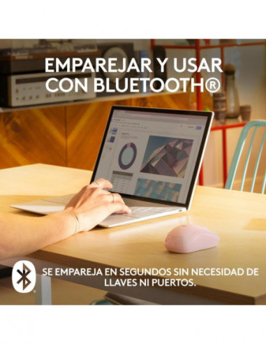 Logitech Ratón M240 Silent Bluetooth...