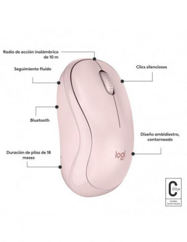 Logitech Ratón M240 Silent Bluetooth...