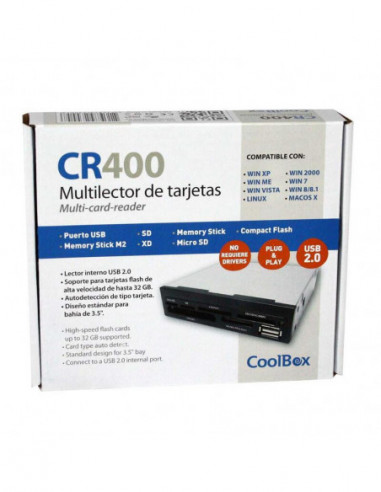 Lector de Tarjetas Interno Coolbox...