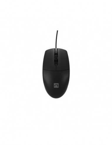 Raton Natec Ruff 2 1000dpi Optico Negro