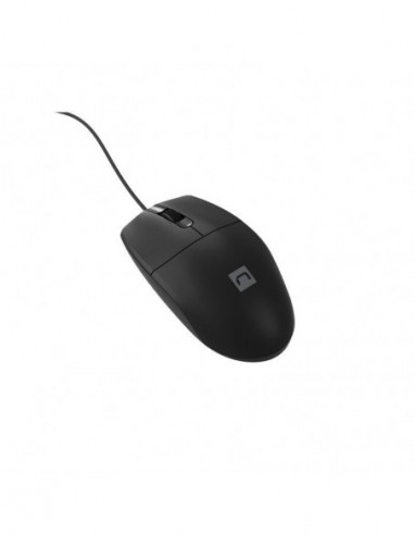 Raton Natec Ruff 2 1000dpi Optico Negro