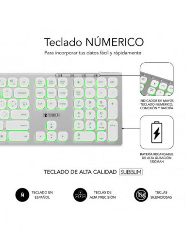 Teclado SUBBLIM Master Wireless,... Teclado SUBBLIM Master Wireless,...