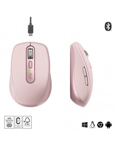 Mouse Logitech MX Anywhere 3S, Sem...