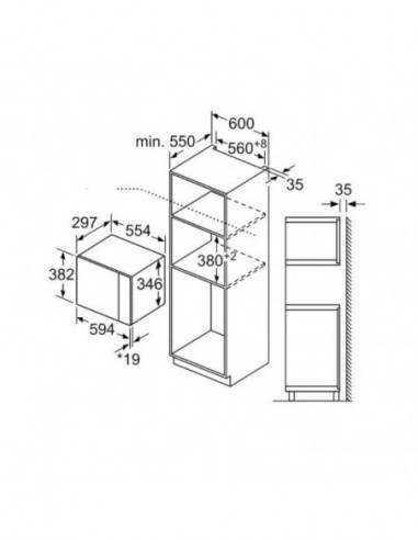 Siemens - Microondas Encastre Iq500...