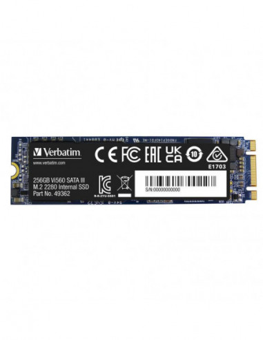 Disco SSD M.2 Verbatim Vi550 S3 256GB Disco SSD M.2 Verbatim Vi550 S3 256GB