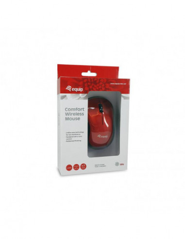 Equip Raton Wireless 2.4 Ghz Mini Rojo