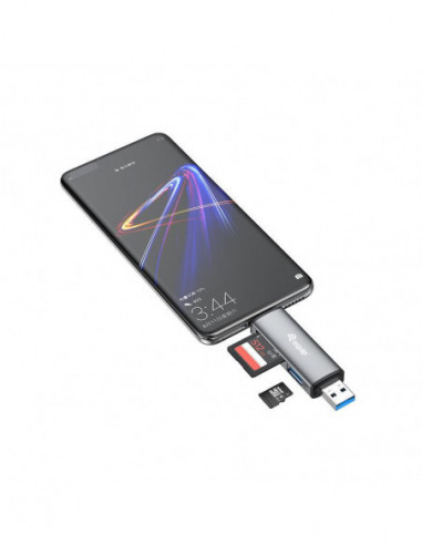 Leitor de Cartões Externo EQUIP USB-C...