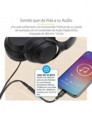 Adaptador de Áudio StarTech USB-C... Adaptador de Áudio StarTech USB-C...