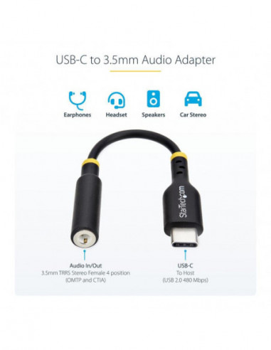 Adaptador de Áudio StarTech USB-C... Adaptador de Áudio StarTech USB-C...