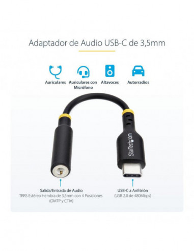 Adaptador de Áudio StarTech USB-C... Adaptador de Áudio StarTech USB-C...