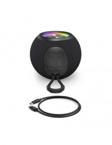 Altavoz Hama Ball Shape Mono Negro