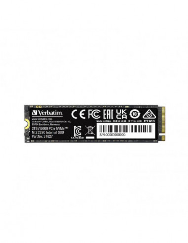 Disco SSD Verbatim Vi5000, 2TB, PCIe...