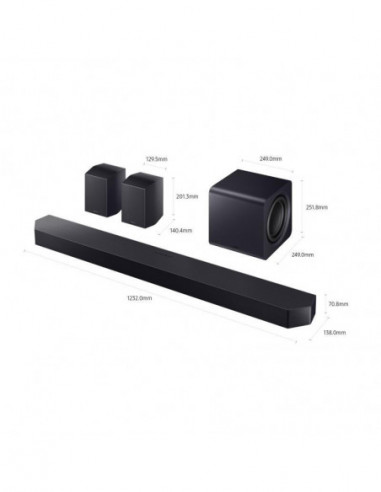 Samsung - Soundbar Hw-Q990f/Zf