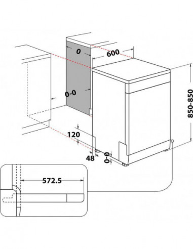 Indesit - Máq. Lavar Loiça D2f Hk26 Indesit - Máq. Lavar Loiça D2f Hk26