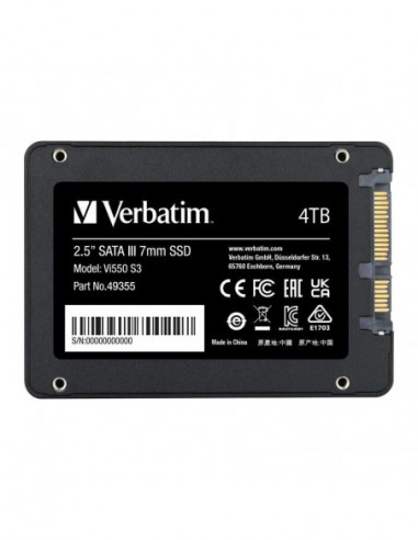 Disco SSD Verbatim Vi550 S3, 2.5?,...