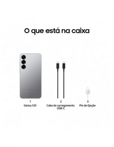 Samsung - Galaxy S25 256gb Cinza...