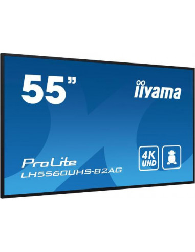 Monitor Iiyama LH5560UHS-B2AG: 55",...