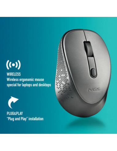 Ngs - Rato Wireless Silent Dewgray