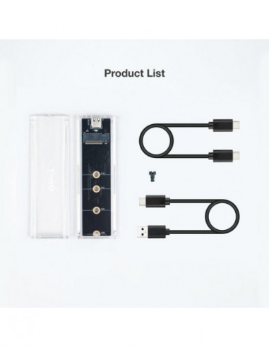 Caixa Tooq para SSD M.2 NVMe, USB-C... Caixa Tooq para SSD M.2 NVMe, USB-C...