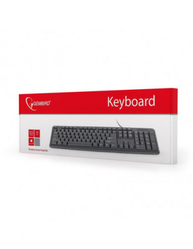 Gembird español Teclado Usb Negro...