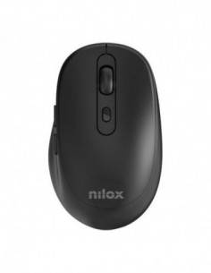 Ratón Nilox  Inalámbrico Negro
