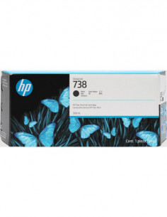 Tinteiro Hp Inc 738, Preto,...