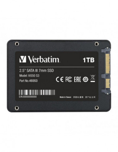 Disco SSD Verbatim VI550 S3 - 1TB,... Disco SSD Verbatim VI550 S3 - 1TB,...