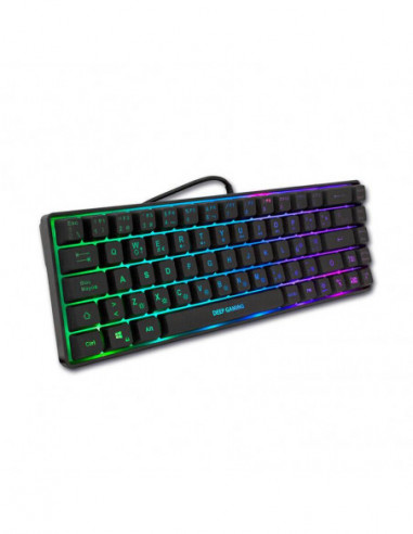 Teclado Deep Gaming Mini TM065 RGB -...