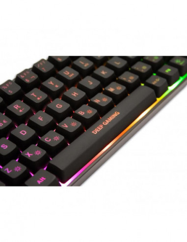 Teclado Deep Gaming Mini TM065 RGB -...