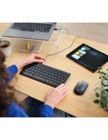 Teclado Trust Lyra Sem Fio... Teclado Trust Lyra Sem Fio...