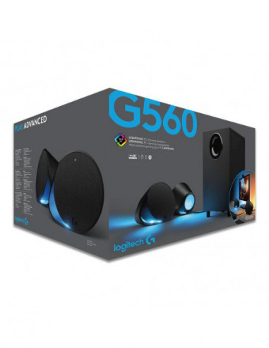 Colunas Logitech G560 2.1, 120W,...