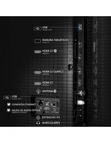 HISENSE Smart TV 75INCH Mini-LED...