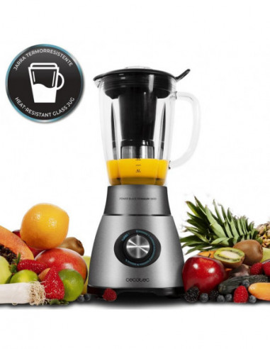 Cecotec - Liquidificadora Power Black...