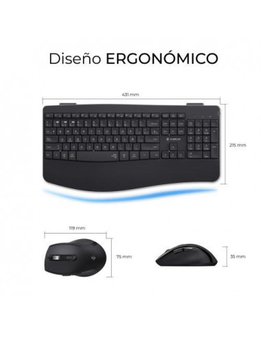 Teclado Español Combo Raton Subblim...