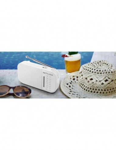 Rádio Portátil Muse M-025 RW AM/FM,...