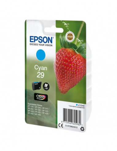Tinteiro Epson C13T298240, Cyan,... Tinteiro Epson C13T298240, Cyan,...