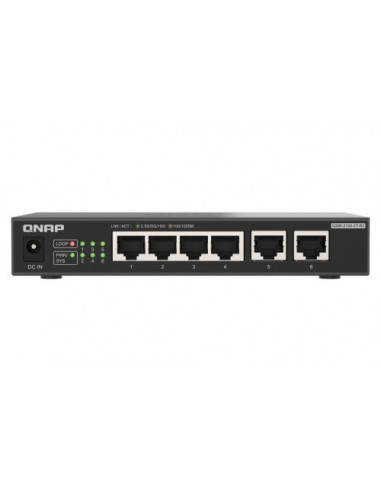 Qnap Switch 4 Puertos 2,5gbe, 2p...