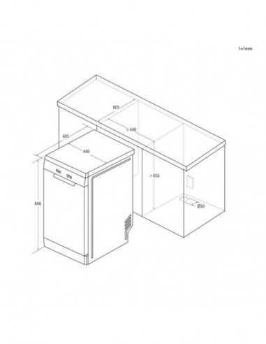 Candy - Máq. Lavar Loiça Cdph 2d1047 S Candy - Máq. Lavar Loiça Cdph 2d1047 S