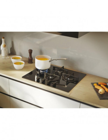 Candy - Placa a Gás Em Vidro Cvg6dtb Candy - Placa a Gás Em Vidro Cvg6dtb