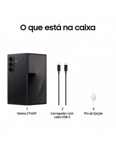 Galaxy Z Fold 7 5g   Smd 256gb Jet-Clack